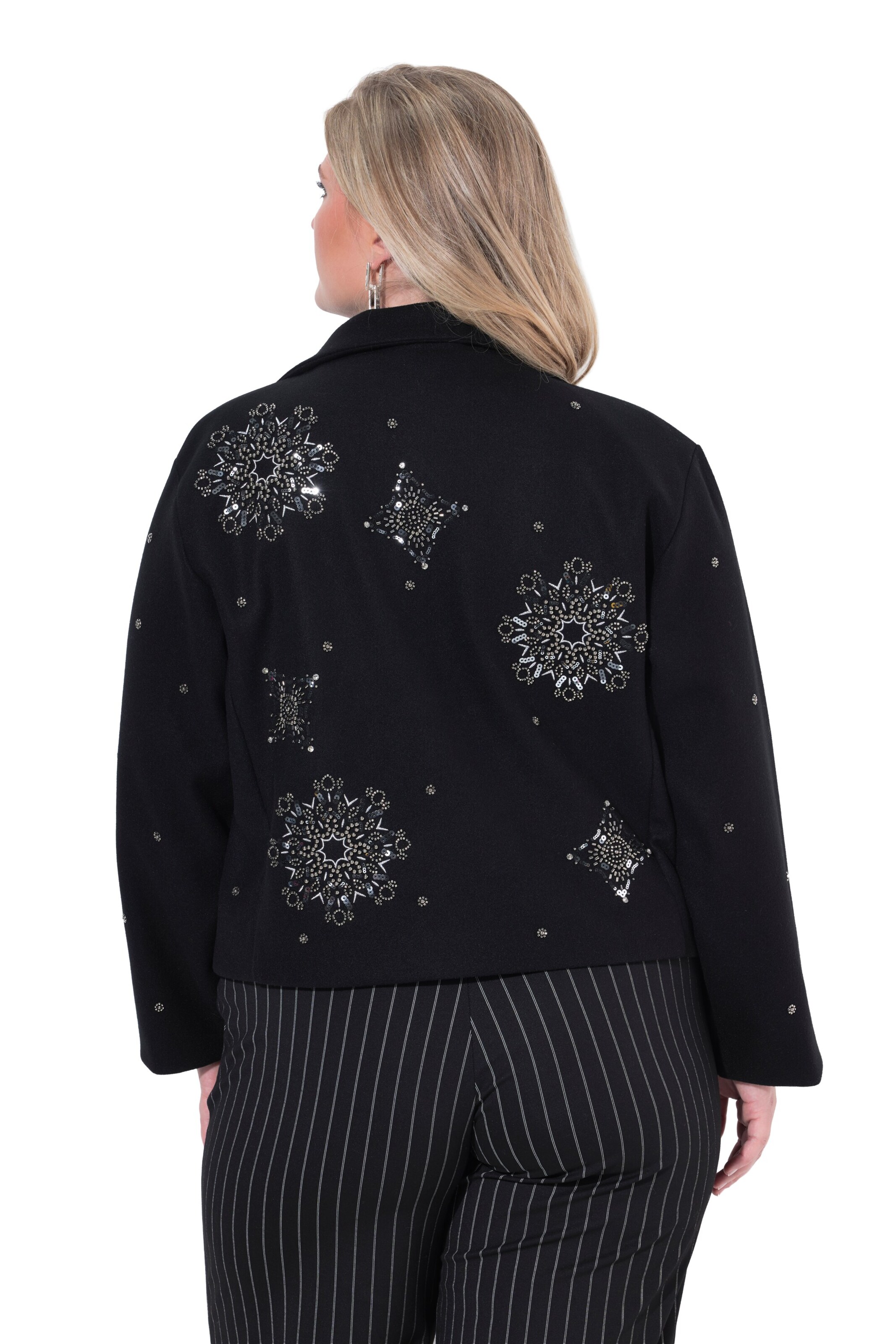 Ulla Popken Between-Season Jacket in Black