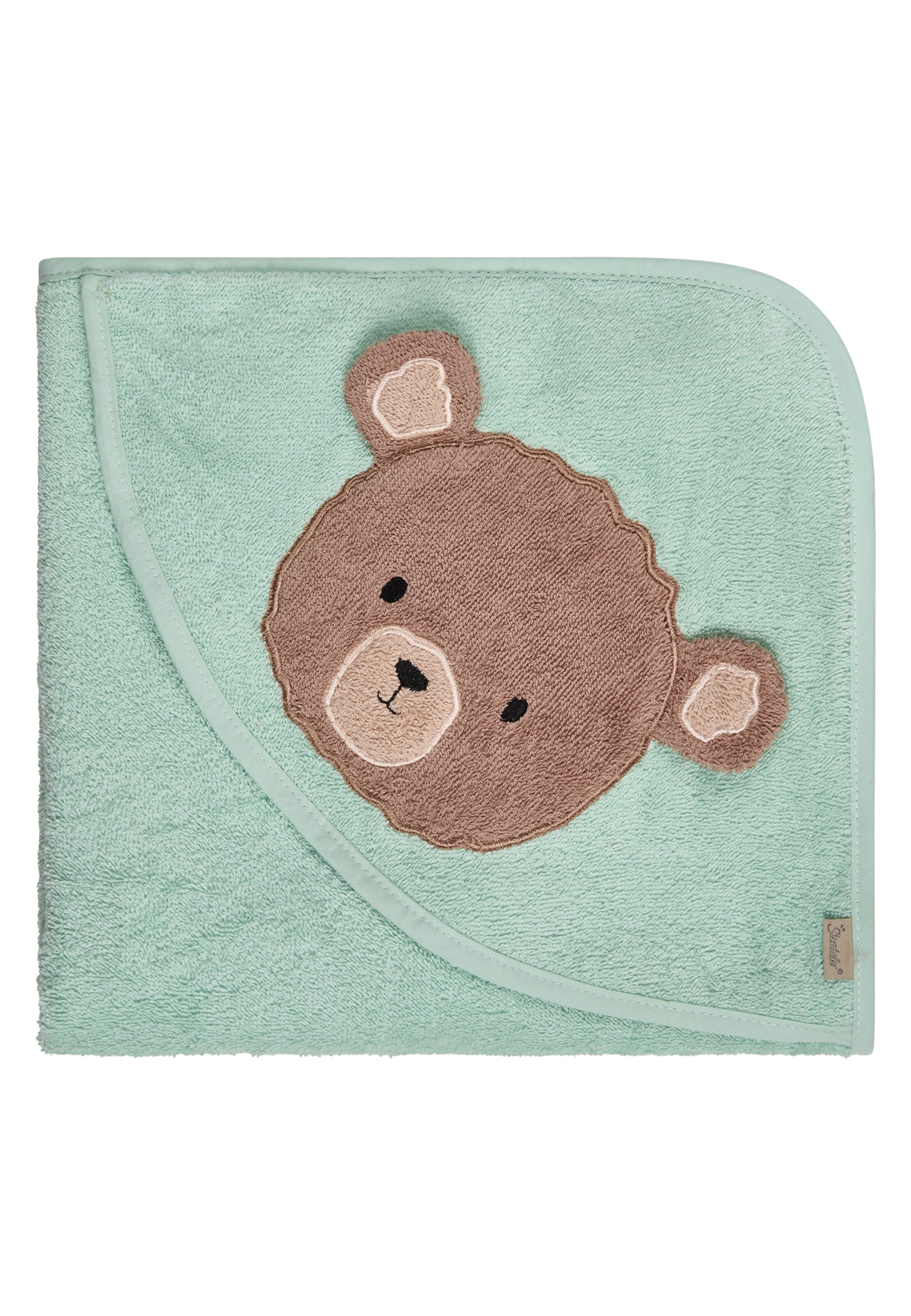 STERNTALER Handtuch 'BÄR' in Grün