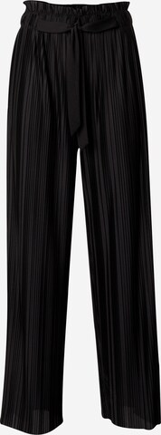 Wide Leg Pantalon 'Elena' ABOUT YOU en noir : devant