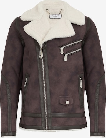 Giacca invernale di Philipp Plein in marrone: frontale