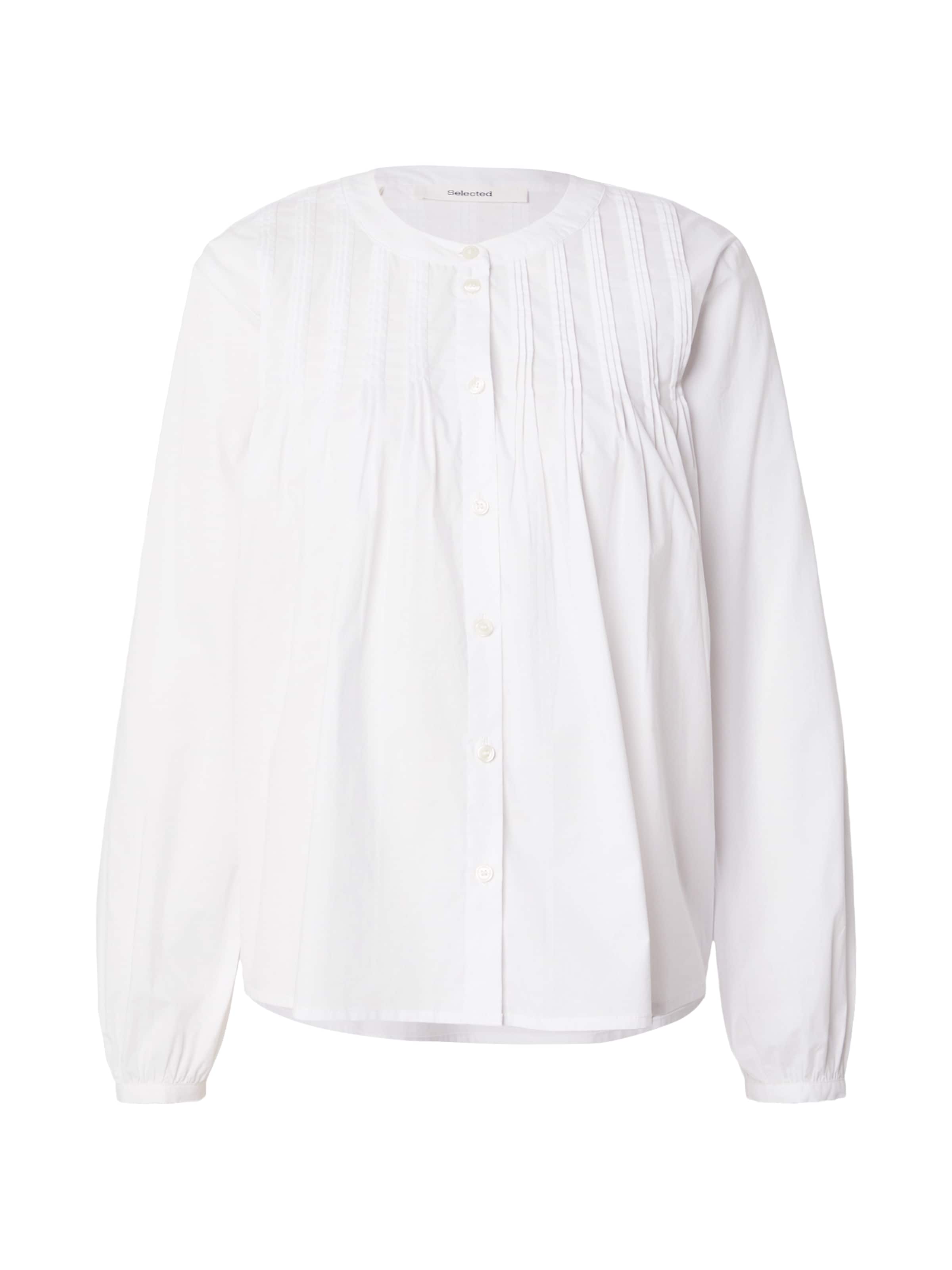 SELECTED Blouse 'SLWDELIA' in White: front