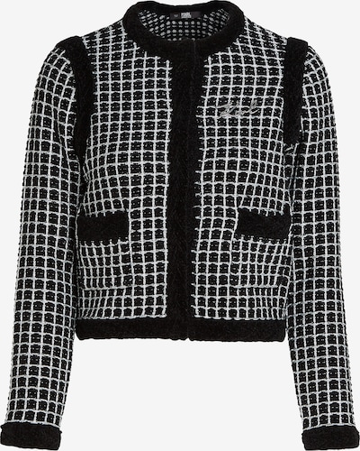 Karl Lagerfeld Strickjacke in schwarz / weiß, Produktansicht