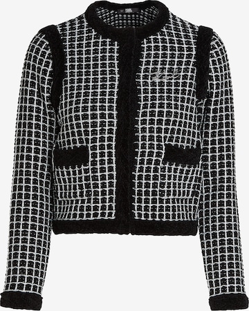 Karl Lagerfeld Strickjacke in Schwarz: predná strana