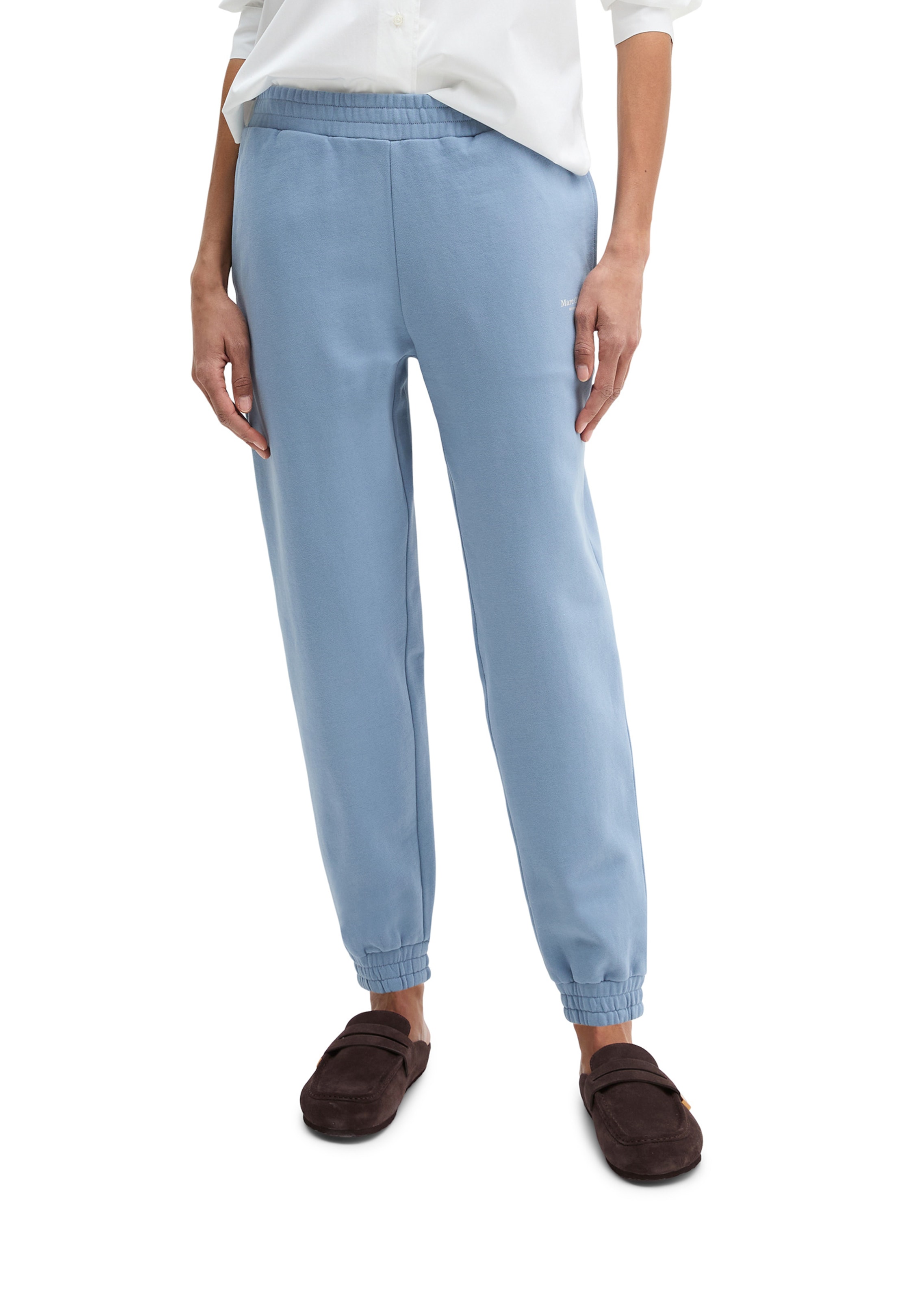 Marc O'Polo Regular Broek in Blauw: voorkant