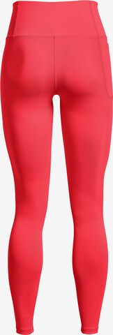 UNDER ARMOUR Skinny Workout Pants 'Motion' in Red