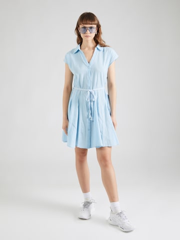 JDY Košilové šaty 'MELINA' – modrá: přední strana