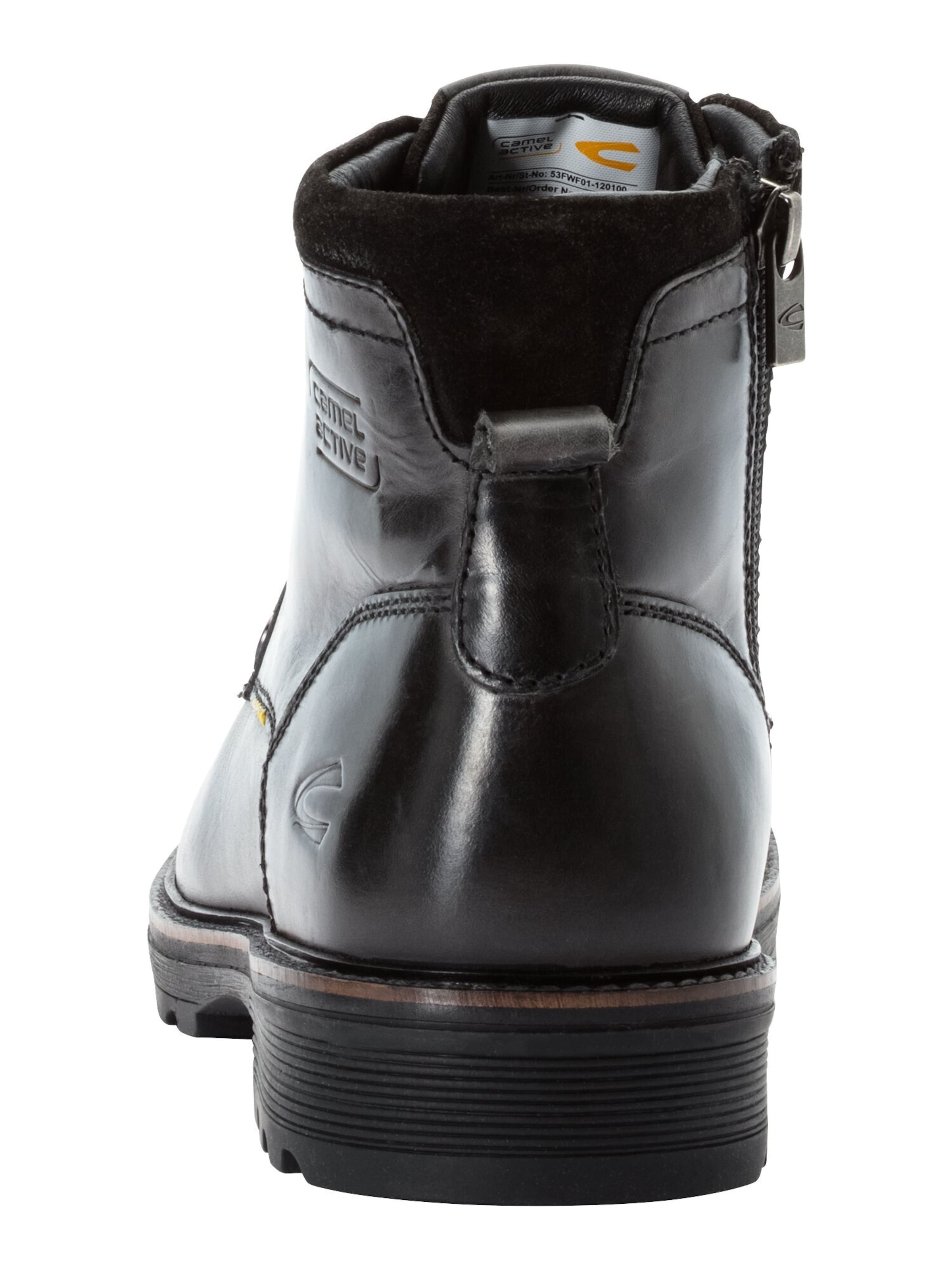 CAMEL ACTIVE Schnürboots in Schwarz