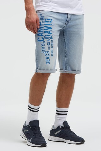 CAMP DAVID Regular Jeans in Blue: front
