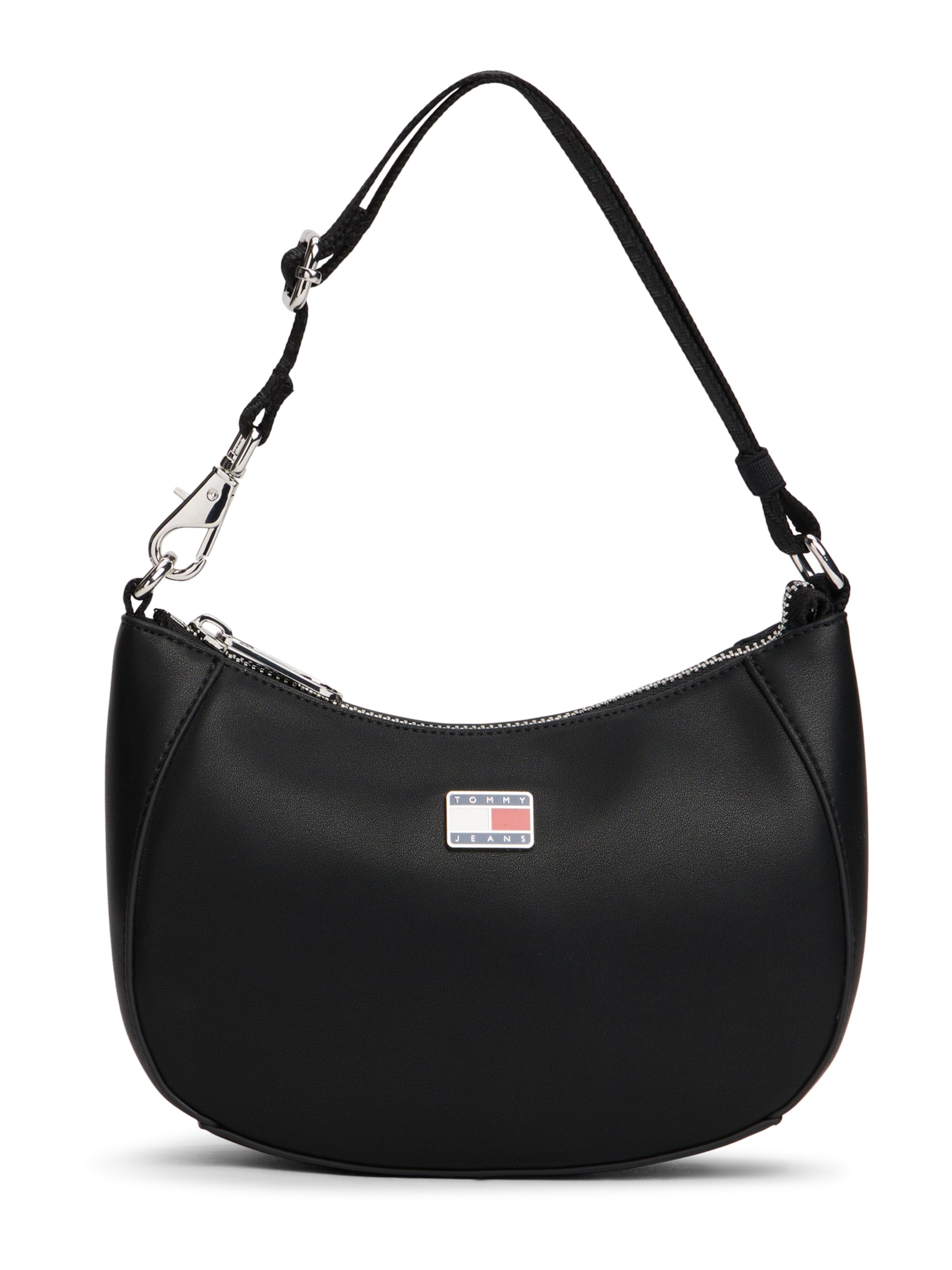 Tommy Jeans Shoulder Bag in Black: front