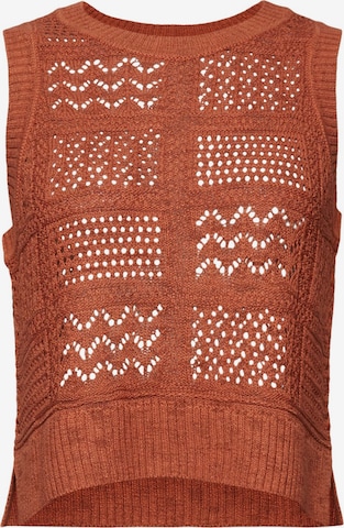 ESPRIT Knitted Top in Orange: front