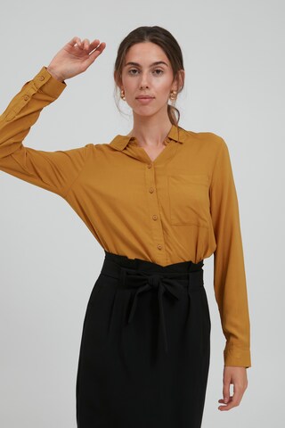 ICHI Blouse 'MAIN' in Orange: front
