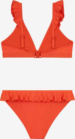 sarkans Shiwi Trijstūra formas Bikini 'BELLA'