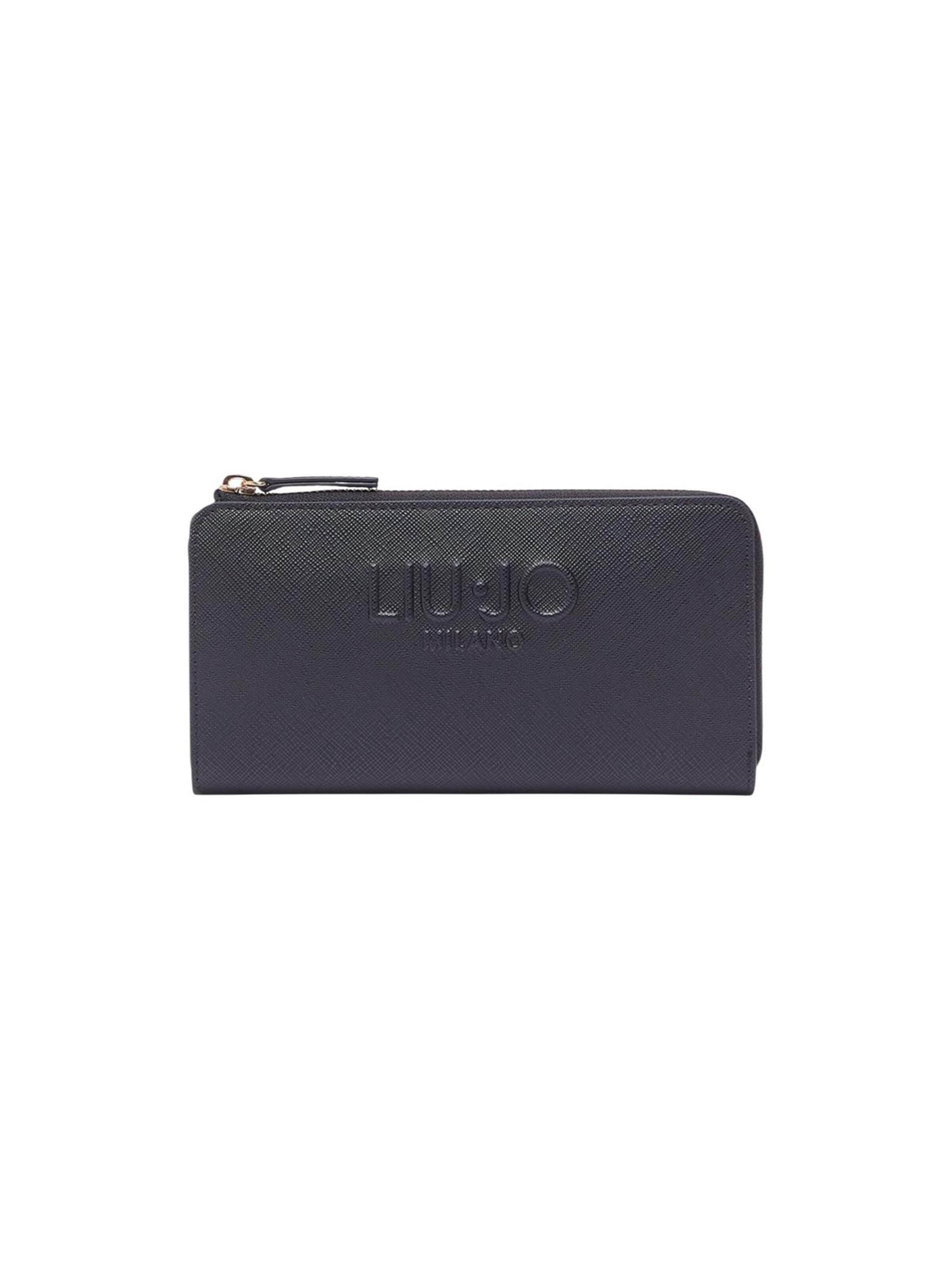 Portofel 'ECS XL ZIP AROUND AA6285 ES029' de la Liu Jo pe negru: față