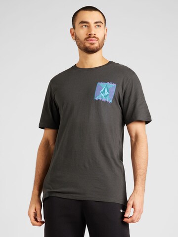 T-Shirt 'CODED' Volcom en marron : devant