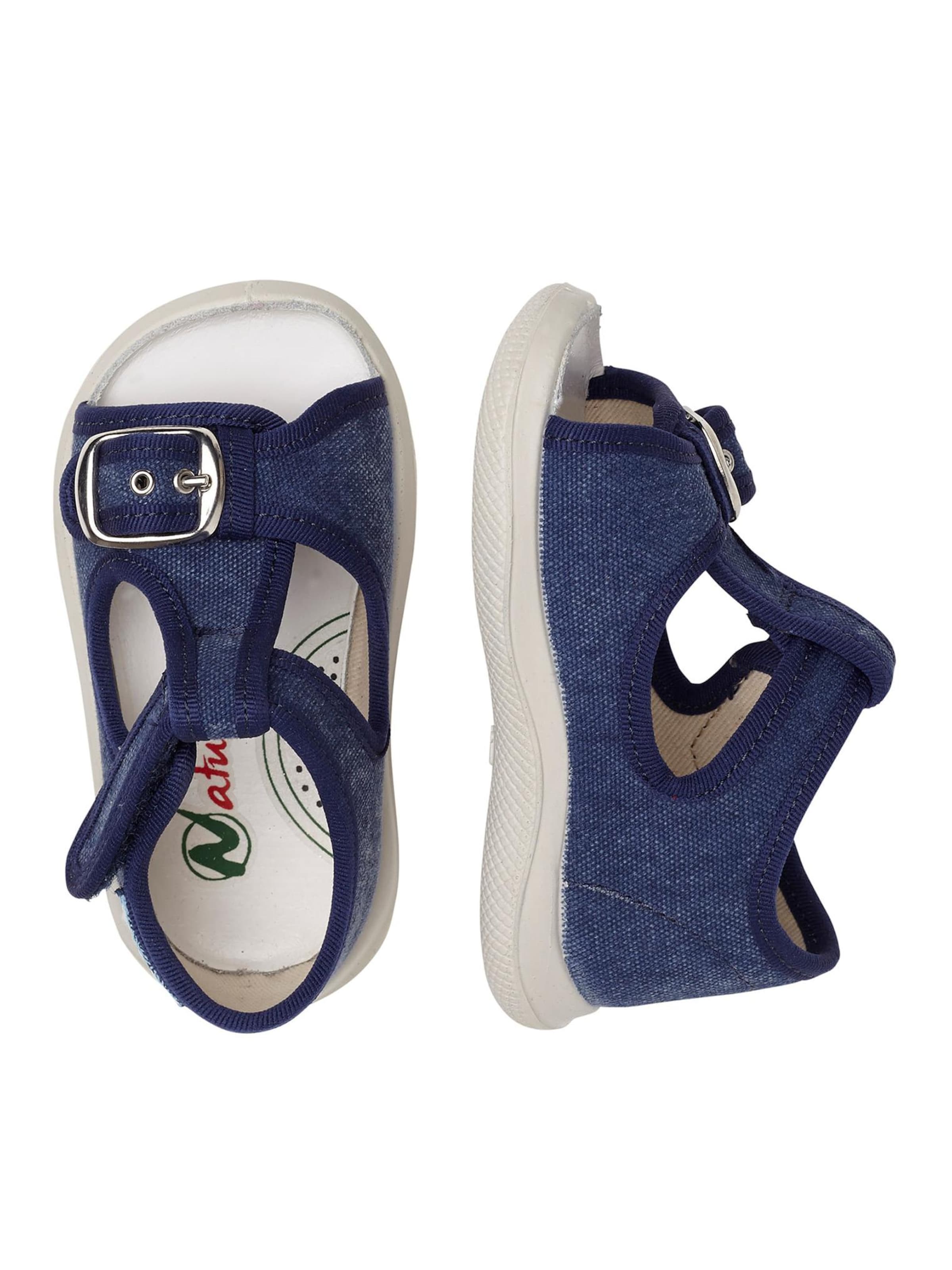 NATURINO Offene Schuhe 'PAROS'‌‌‌‌‌‌‌ in Blau