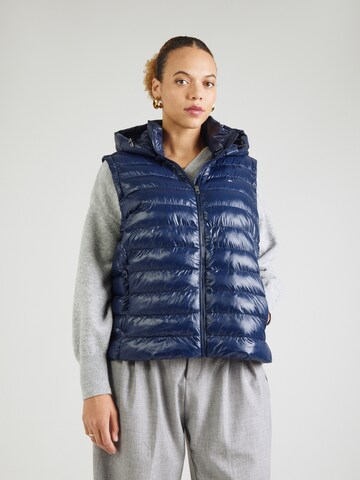 Vestă de la Tommy Hilfiger Curve pe albastru: față