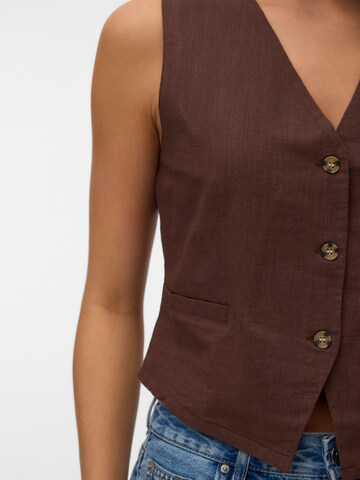 VERO MODA Anzugweste 'VMCaia' in Braun