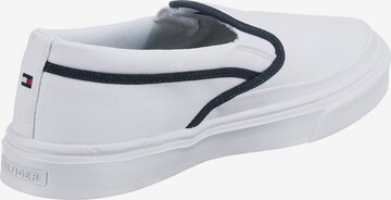 TOMMY HILFIGER Slip-ons 'Cupsole' in Wit