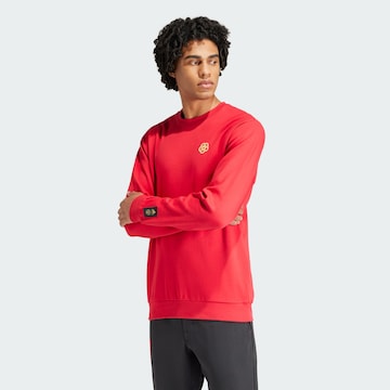 ADIDAS PERFORMANCE Athletic Sweatshirt ' Manchester United Cultural Story' in Red: front