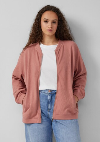 QS Sweatvest in Rood