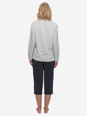 SCHIESSER Pajama 'Organic Cotton' in Blue