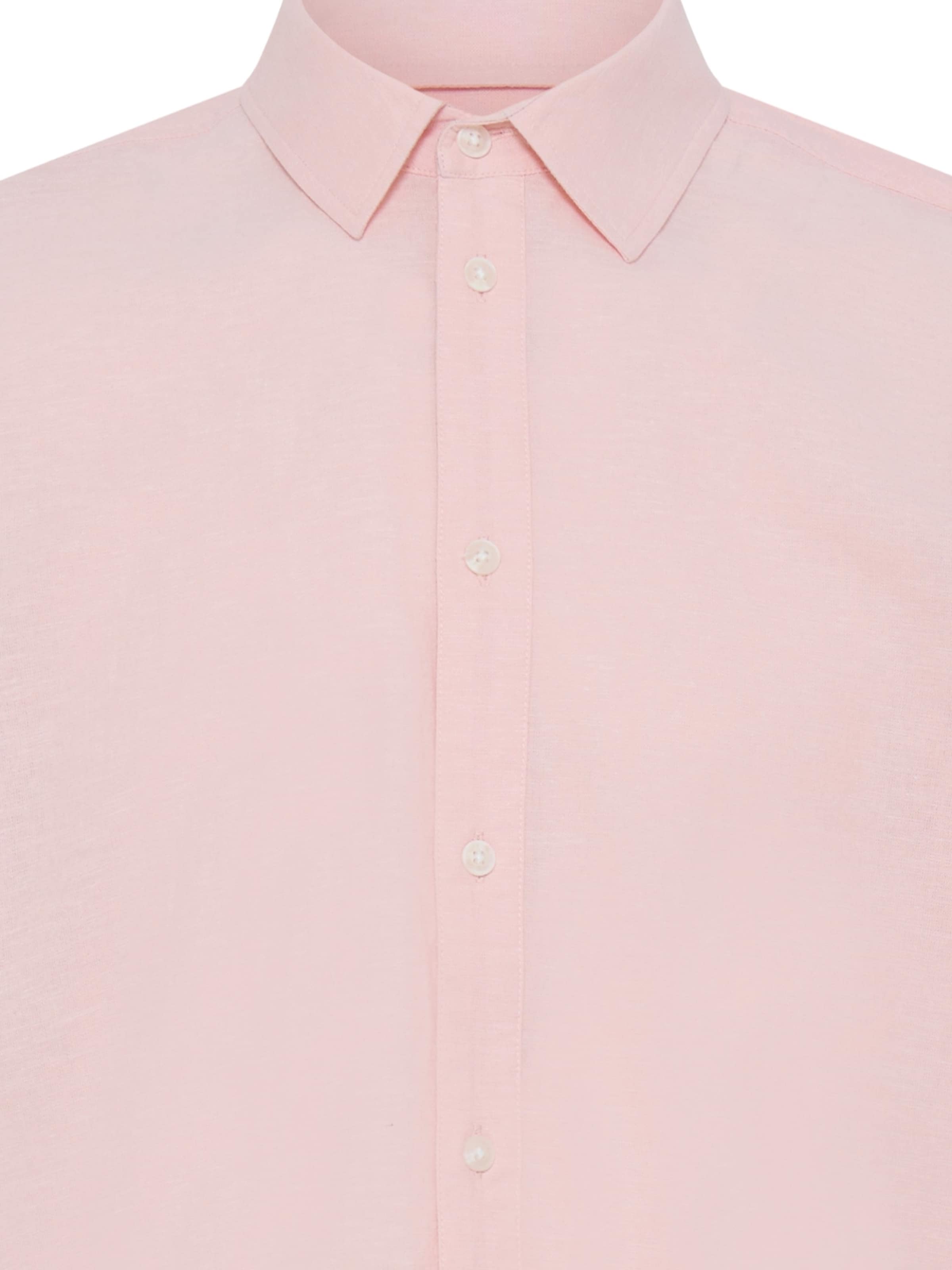 BLEND Regular fit Button Up Shirt 'BHAban' in Pink