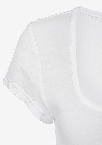 LASCANA Shirt in Weiß
