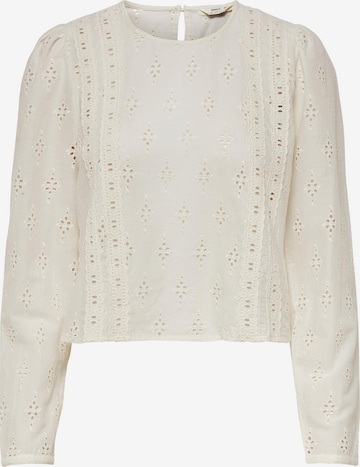 ONLY - Blusa 'Bailey' en beige: frente