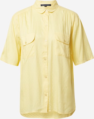 FRENCH CONNECTION - Blusa 'YULIA' en amarillo: frente