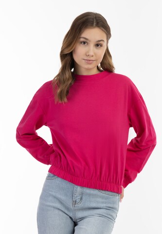 Sweat-shirt MYMO en rose : devant