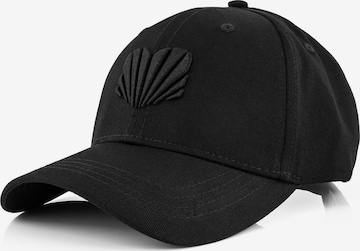 Blackskies Cap 'Iuno' in Schwarz: Vorderseite