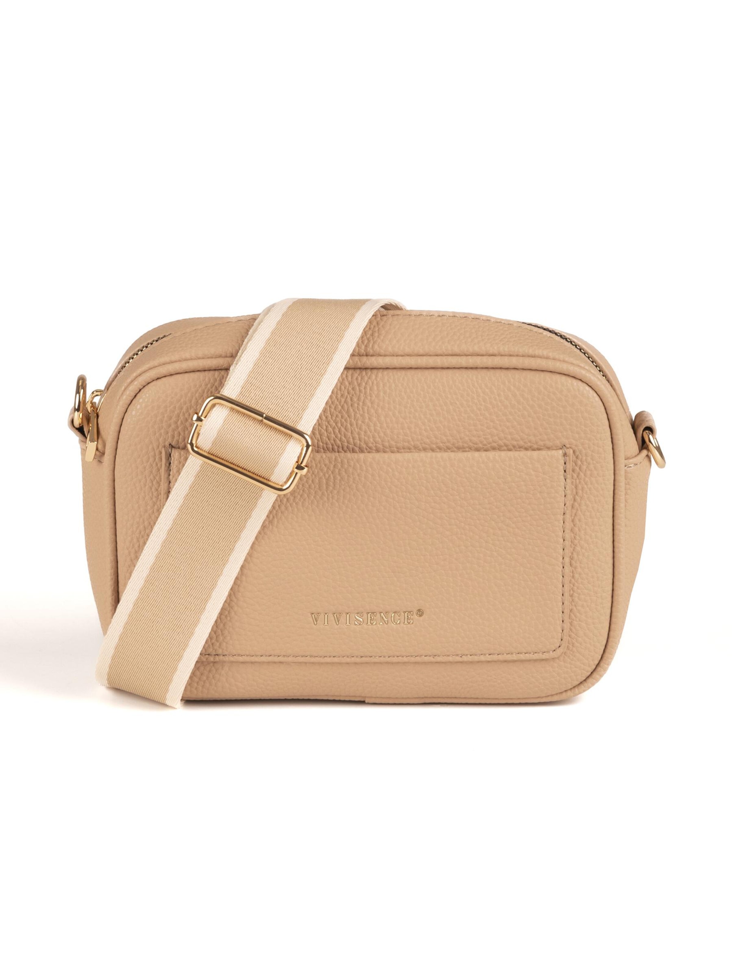 Sacs à main 'T0008' Vivisence en beige : devant