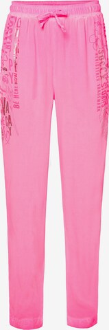 Soccx Loosefit Broek in Roze: voorkant