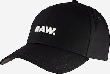 Cappello da baseball di G-Star RAW in nero: frontale