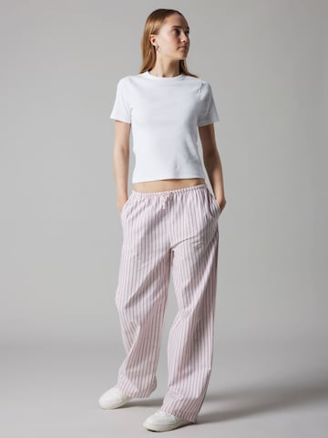 Wide Leg Pantalon LMTD en rose