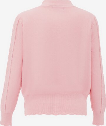 carato Knit Cardigan in Pink