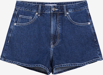 Bershka Lużny krój Jeansy w kolorze niebieski: przód