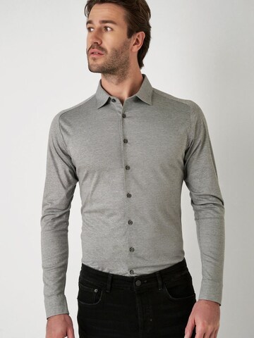 DESOTO Slim fit Overhemd in Grijs