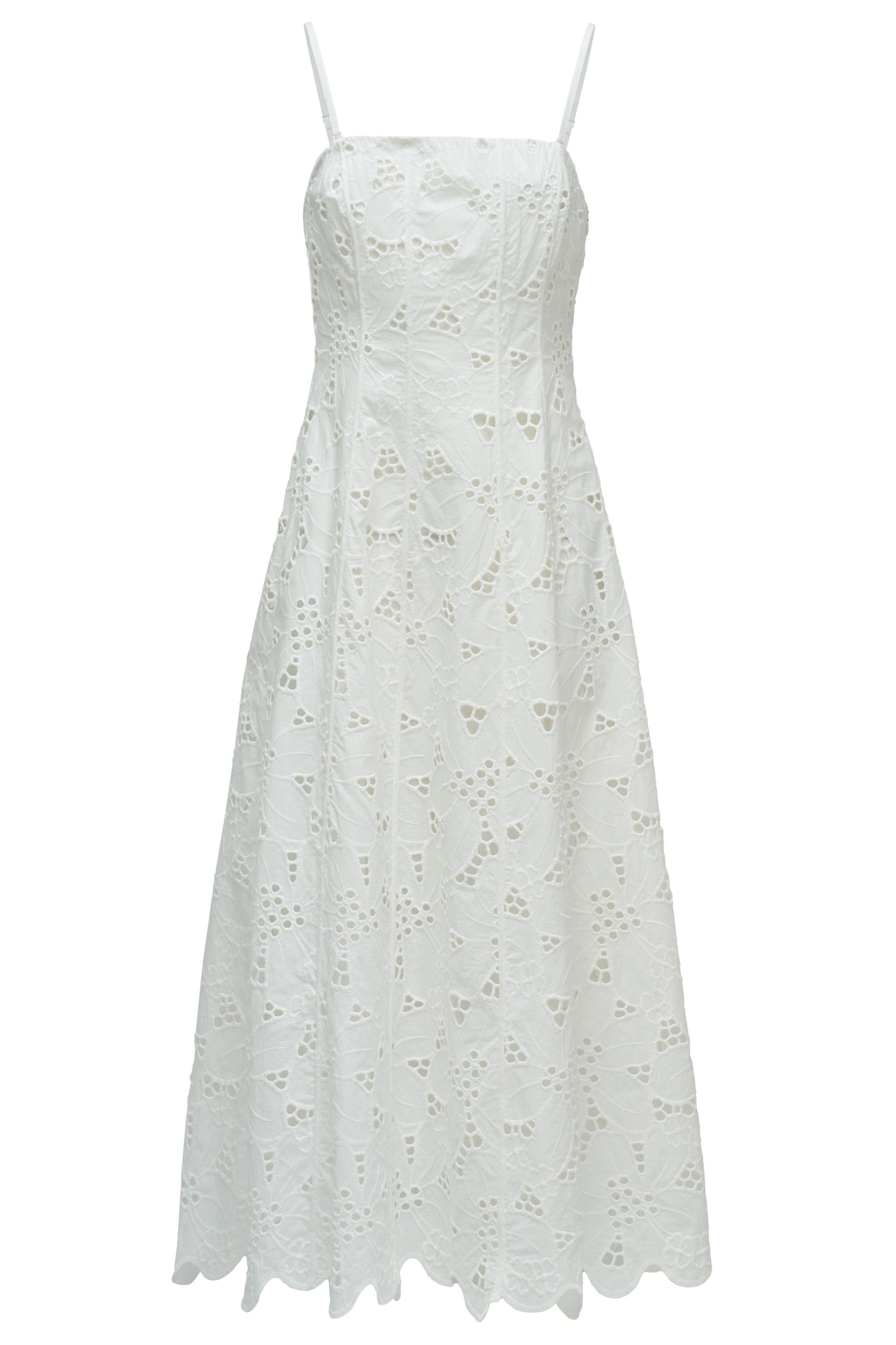 Salsa Jeans Jurk in de kleur Wit, Productweergave