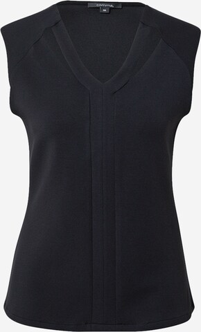 COMMA Top in Black: front