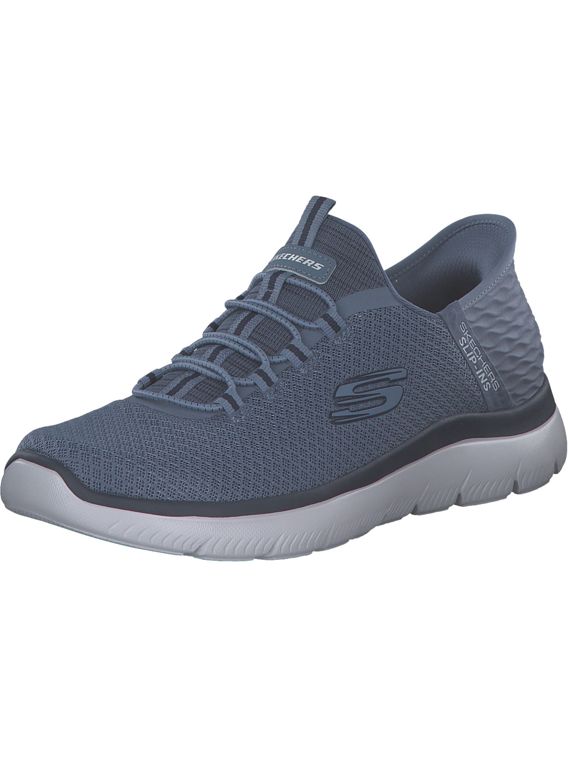 SKECHERS Platform trainers in Blue: front