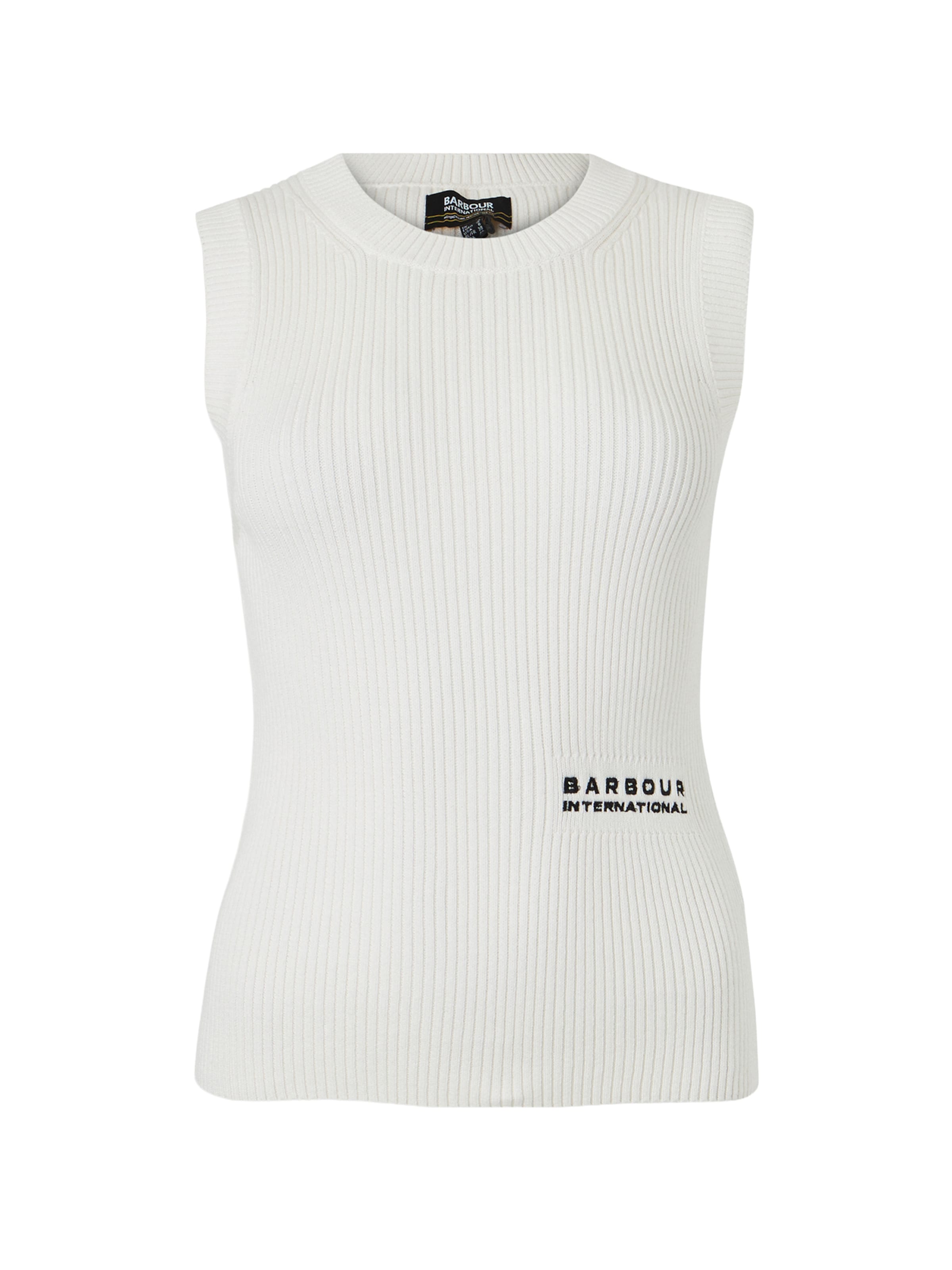 balta Barbour International Megztinis: priekis