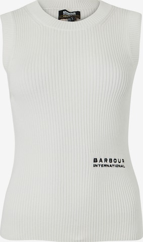 balta Barbour International Megztinis: priekis