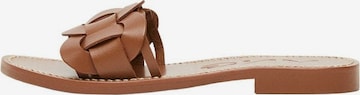 Mule 'River' MANGO en marron : devant