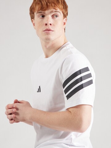 ADIDAS SPORTSWEAR Λειτουργικό μπλουζάκι 'Future Icons 3S' σε λευκό