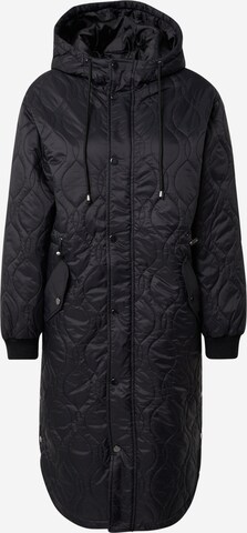 Manteau mi-saison Wallis en noir : devant