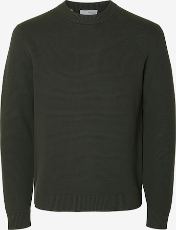 Pullover 'SLHDANE' di SELECTED in verde: frontale