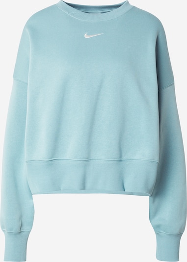 Megztinis be užsegimo 'Phoenix Fleece' iš Nike Sportswear, spalva – šviesiai mėlyna / balta, Prekių apžvalga