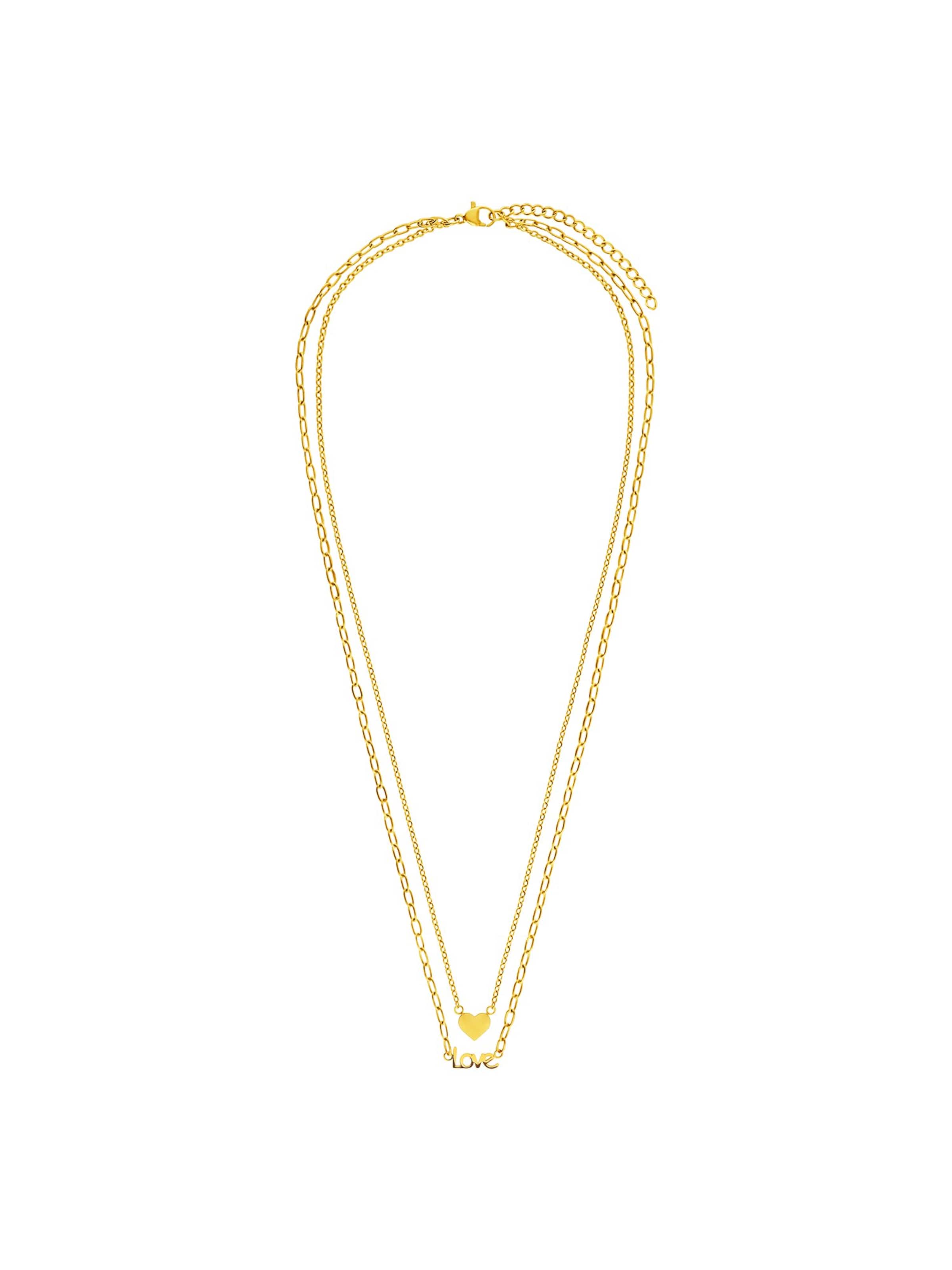 Lucardi Ketting in Goud: voorkant