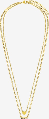 Lucardi Ketting in Goud: voorkant